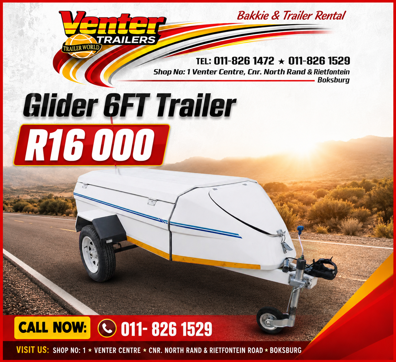 Glider 6FT Trailer – Tough Glider 6FT Trailer – Tough